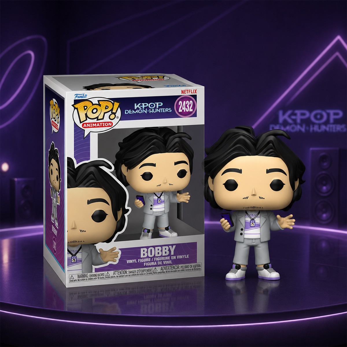 Ігрова фігурка Funko POP! Кейпоп-мисливиці на демонів Боббі 9,6 см