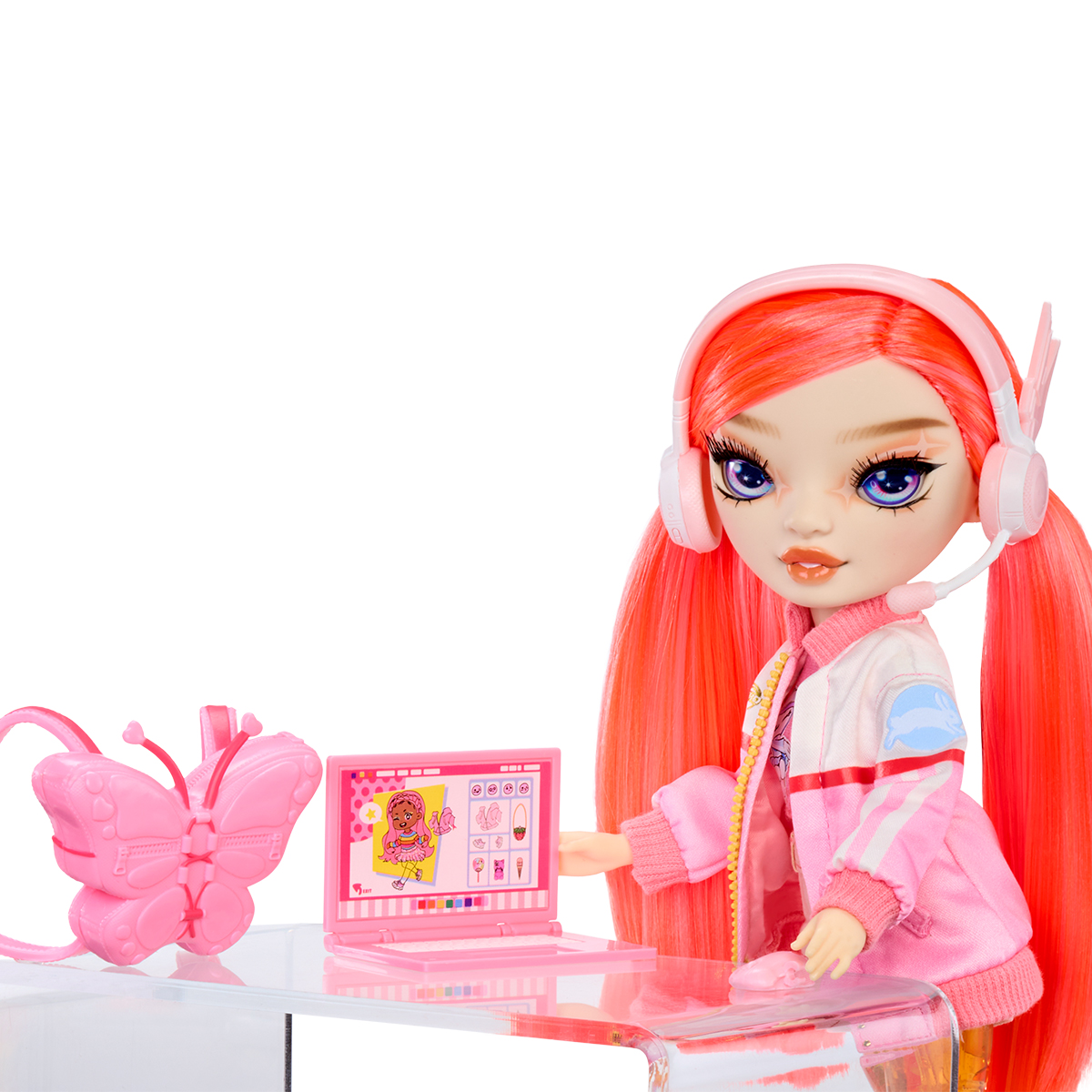 Ігровий набір лялька Rainbow High Sparkle Shine Доун з аксесуарами Рожевий — превʼю 11