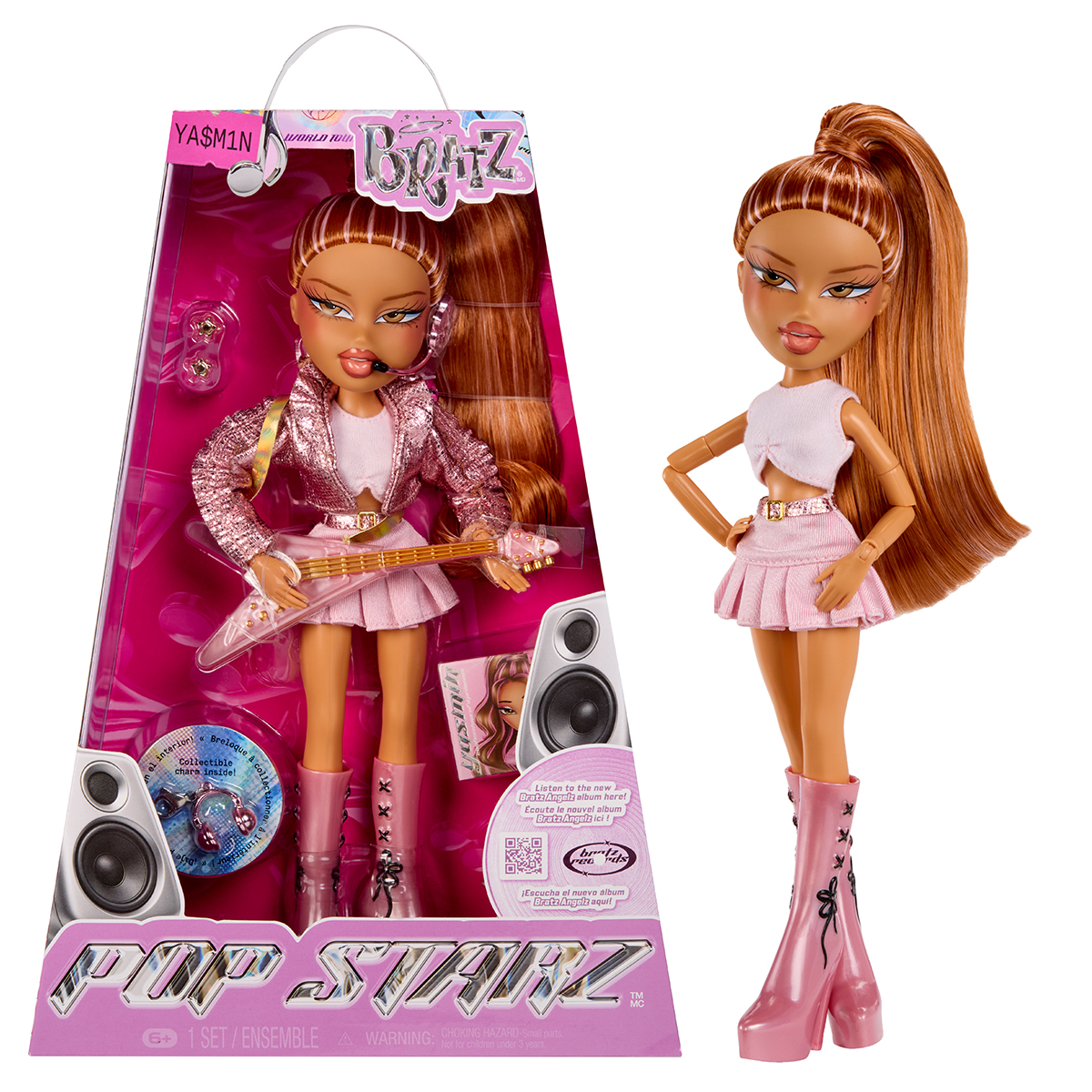 Лялька Bratz Pop Starz Ясмін 25 років з музичними аксесуарами — превʼю 14