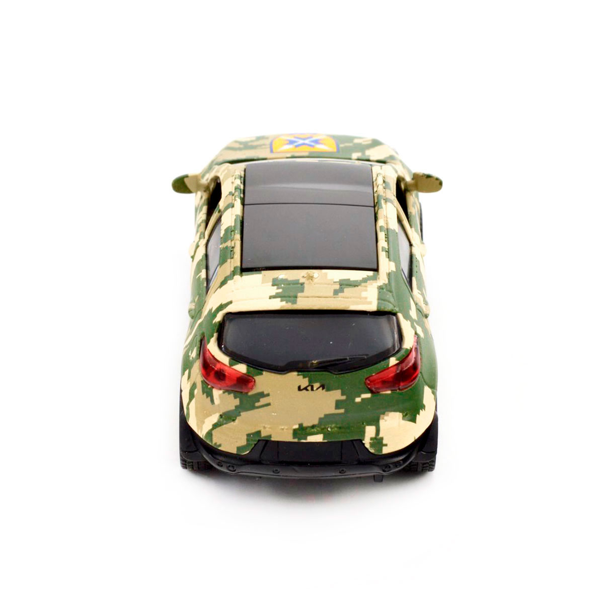 Автомодель Kia Sportage R 56 ОМПБр Шеврони Героїв металева 1:39 — превʼю 27