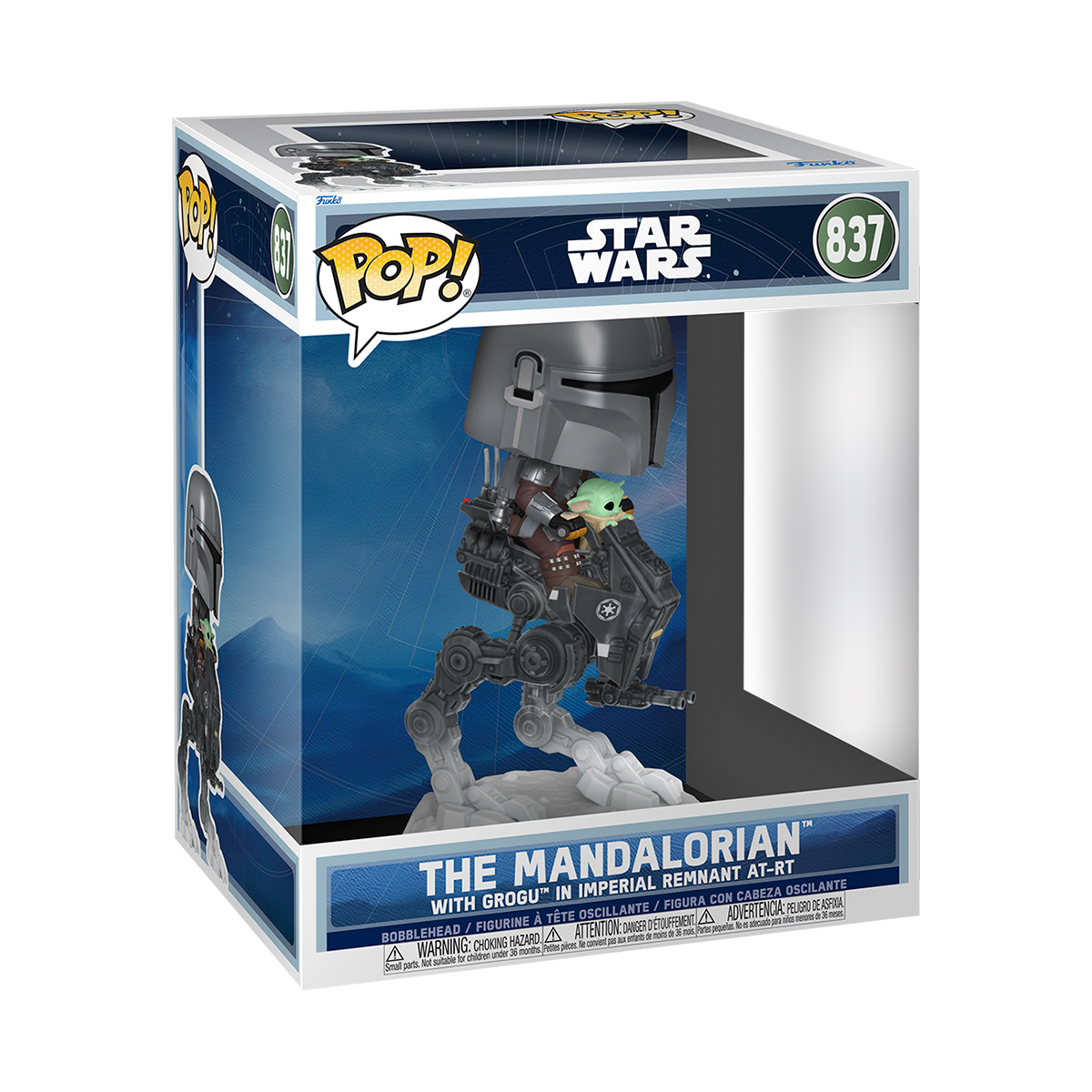Колекційна ігрова фігурка Funko POP Rides Мандалорець - Ґроґу The Mandalorian — превʼю 3