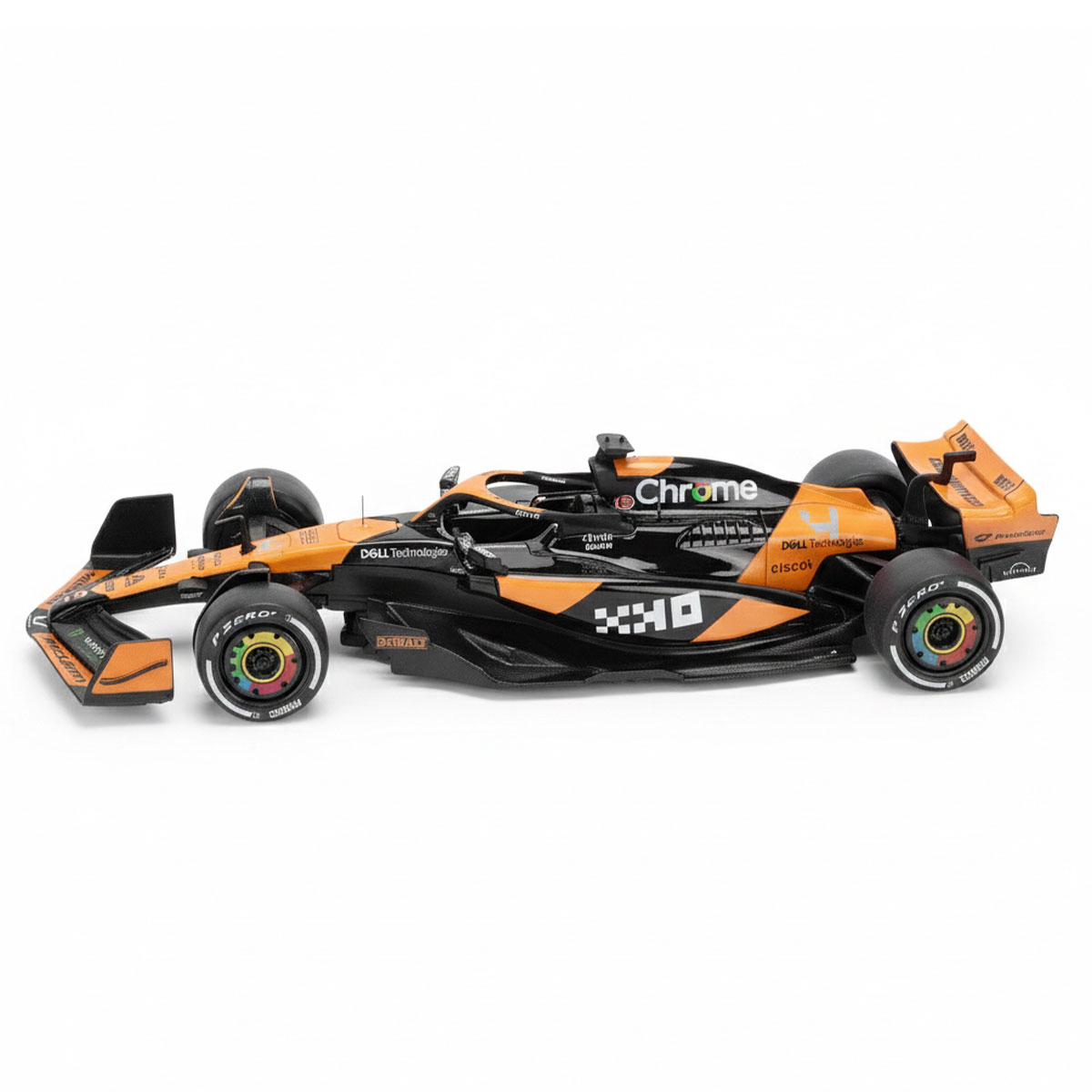 Колекційна автомодель McLaren F1 2024 Techno Drive 1:18 металева Помаранчева — превʼю 17
