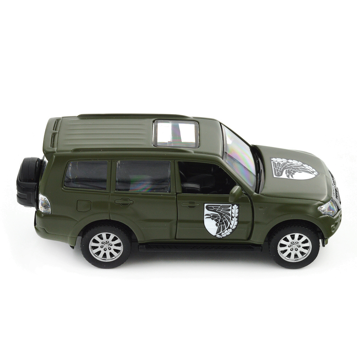 Колекційна автомодель TechnoDrive Mitsubishi Pajero 93 ОМБр Шеврони Героїв 1:42 — превʼю 29