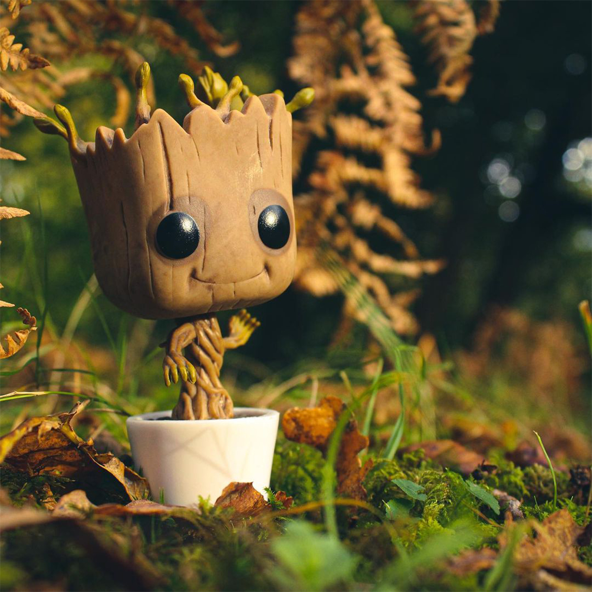 Фігурка Грут (Groot) — Funko Pop — Guardians of the Galaxy Marvel Коричневий — превʼю 14