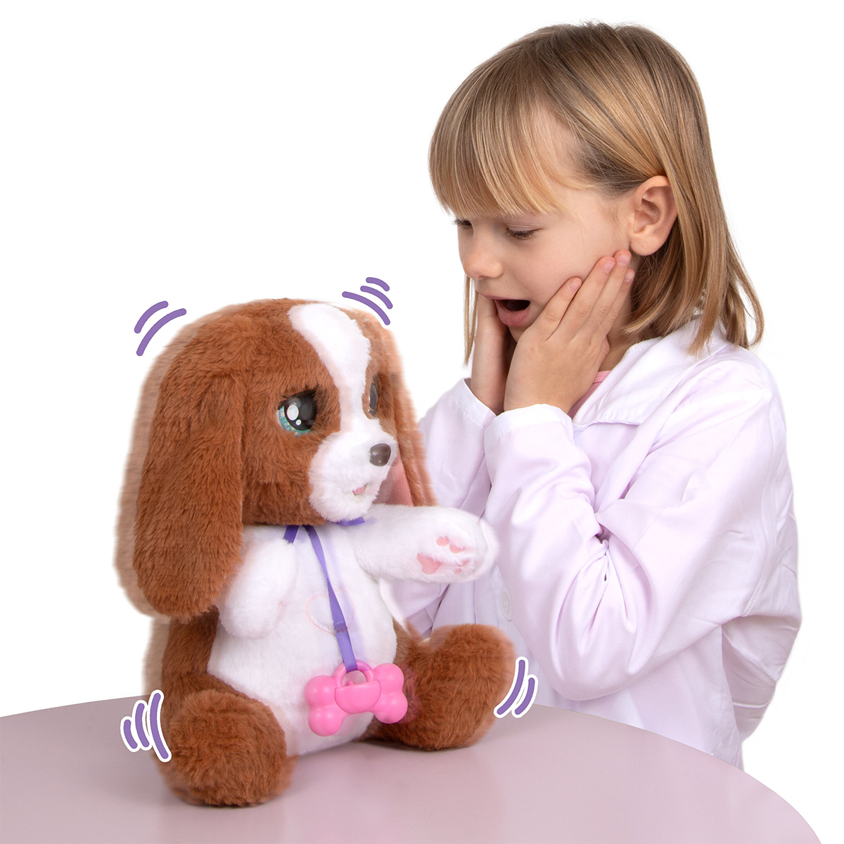 Інтерактивна іграшка Baby Paws Цуценя у ветеринара 26,5 см з аксесуарами — превʼю 9