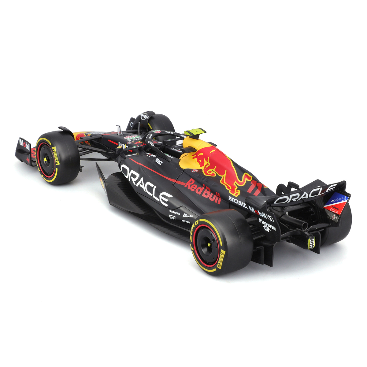 Автомодель Bburago Red Bull Racing RB19 з фігуркою 1:24 Чорна — превʼю 15