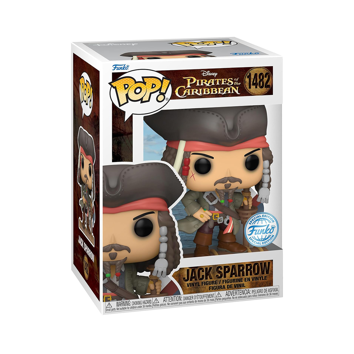 Колекційна ігрова фігурка Funko POP Pirates of the Caribbean - Jack Sparrow — превʼю 6