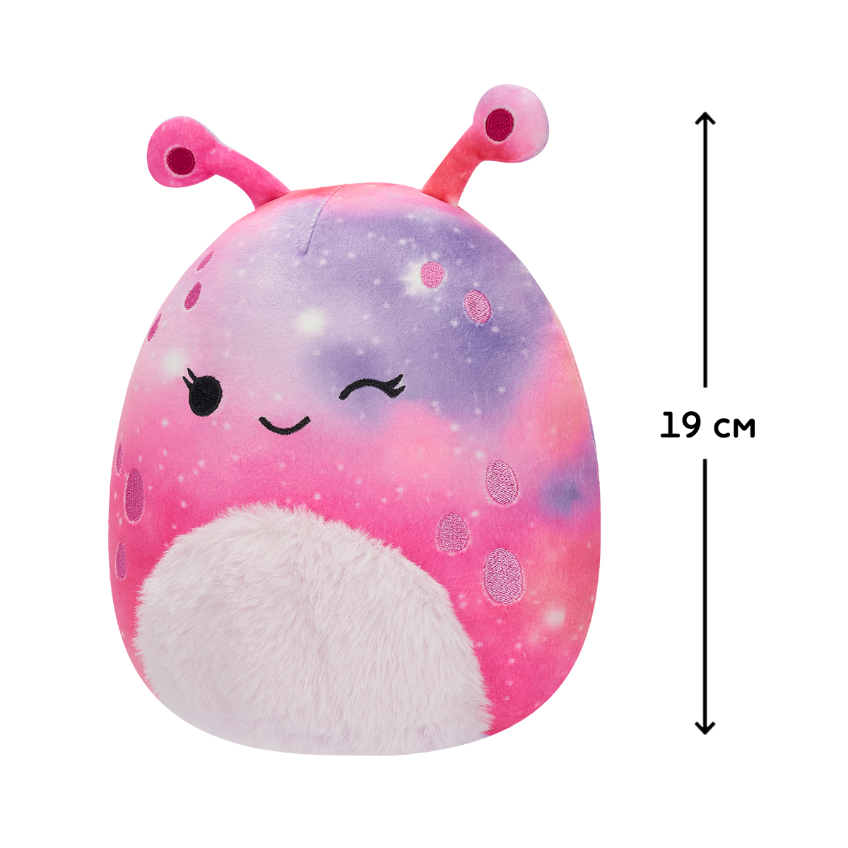 М'яка іграшка Squishmallows – Прибулець Лоралі (Alien Loralie) – 19 см — превʼю 6