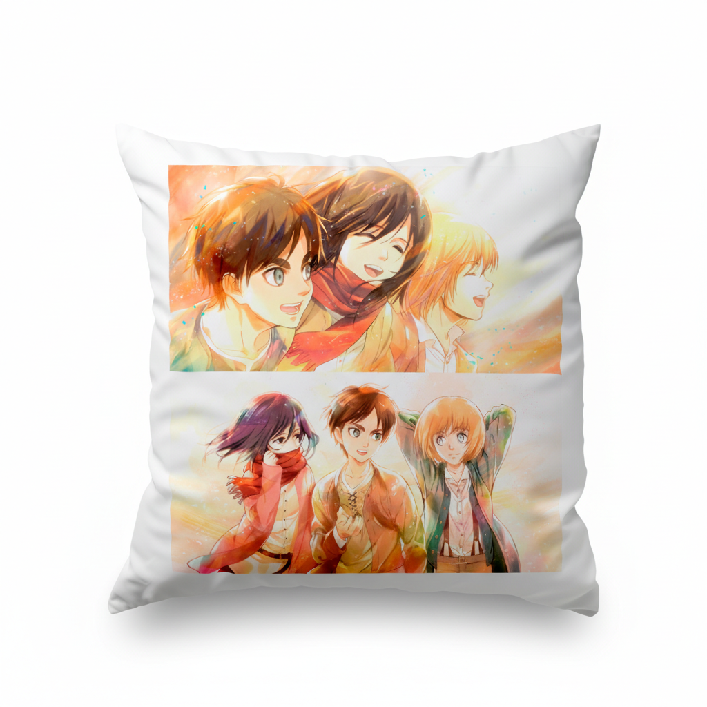 Подушка Атака титанів Attack on Titan 35x35 см — превʼю 2