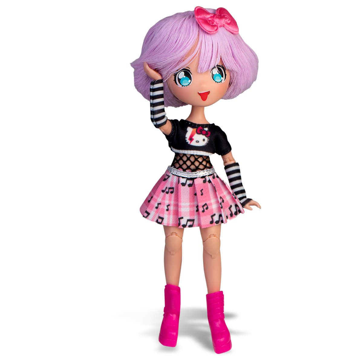 Лялька Manga Dolls Hello Kitty Тедді Рок 19,5 см — превʼю 15