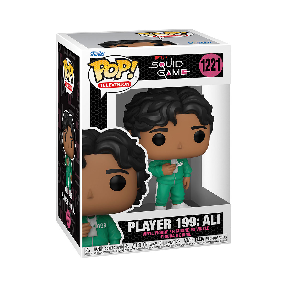 Ігрова фігурка колекційна Funko POP Squid Game Ali 199 Гра в кальмара Алі — превʼю 10