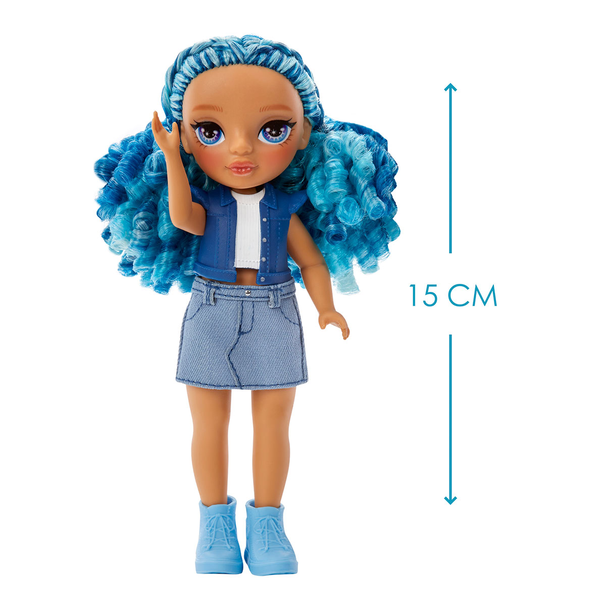 Ігровий набір лялька Rainbow High Littles Сапфіра з улюбленцем 15 cm Синій — превʼю 14