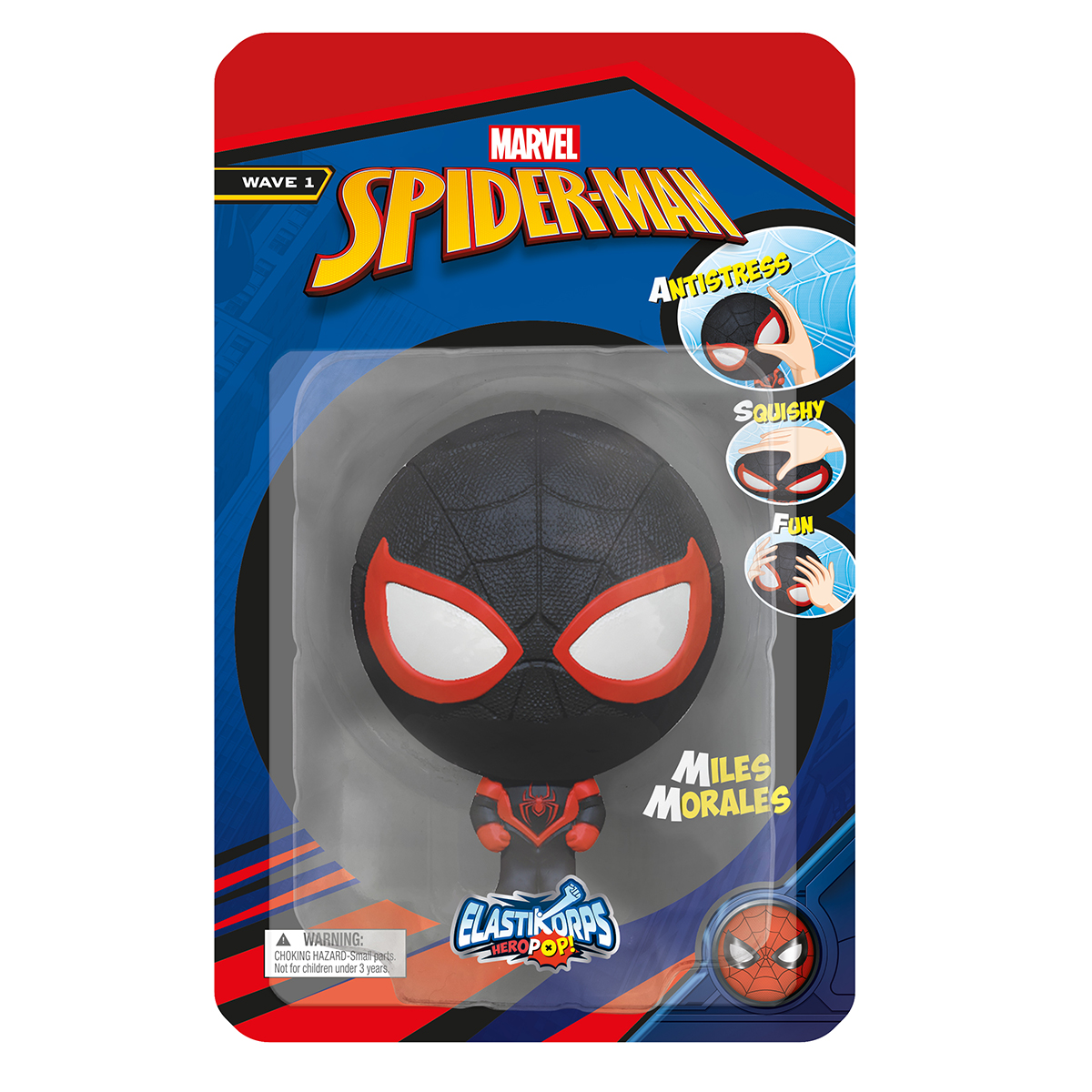 Стретч-іграшка HeroPop Spider-Man Elastikorps Червоний — превʼю 9