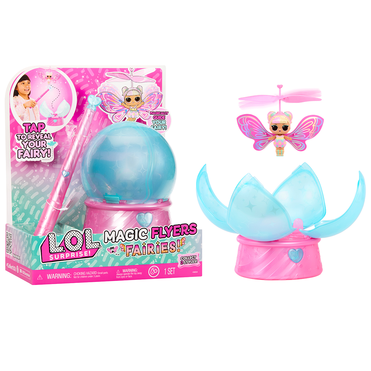 Лялька LOL Surprise Magic Flyers Fairies Квіточка з крилами та чарівною паличкою — превʼю 1