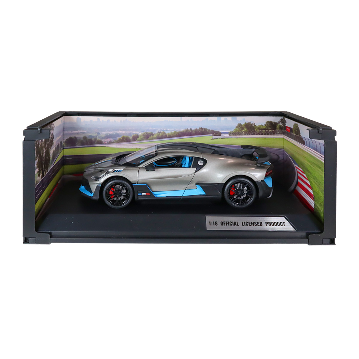 Автомодель Techno Drive Bugatti Divo металева 1:18 Сіра — превʼю 19