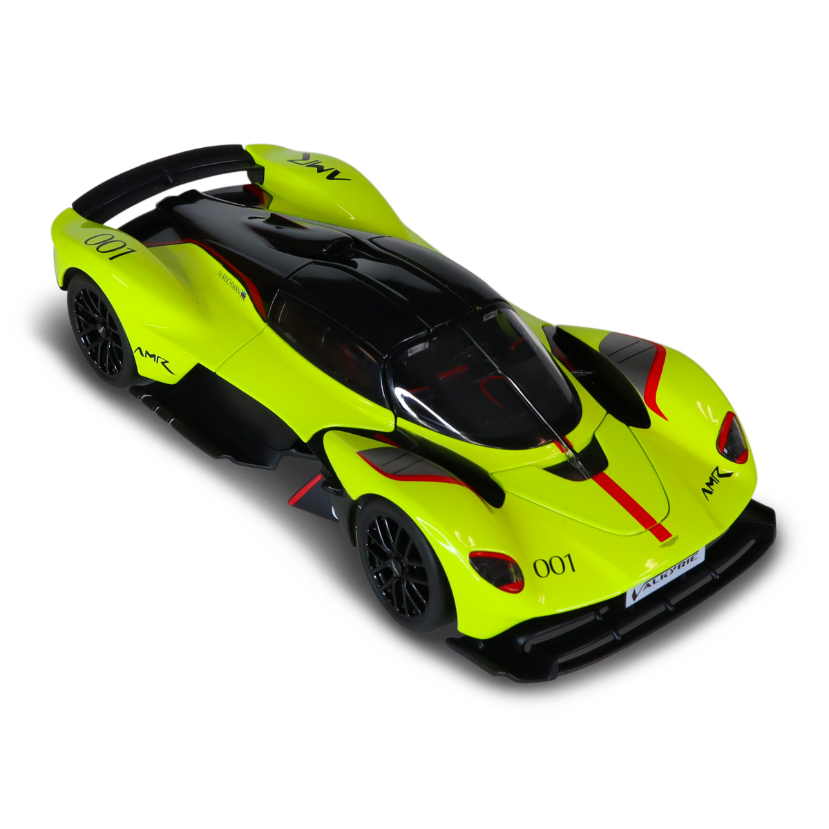 Автомодель Aston Martin Valkyrie Techno Drive 1:18 Жовта металева — превʼю 30