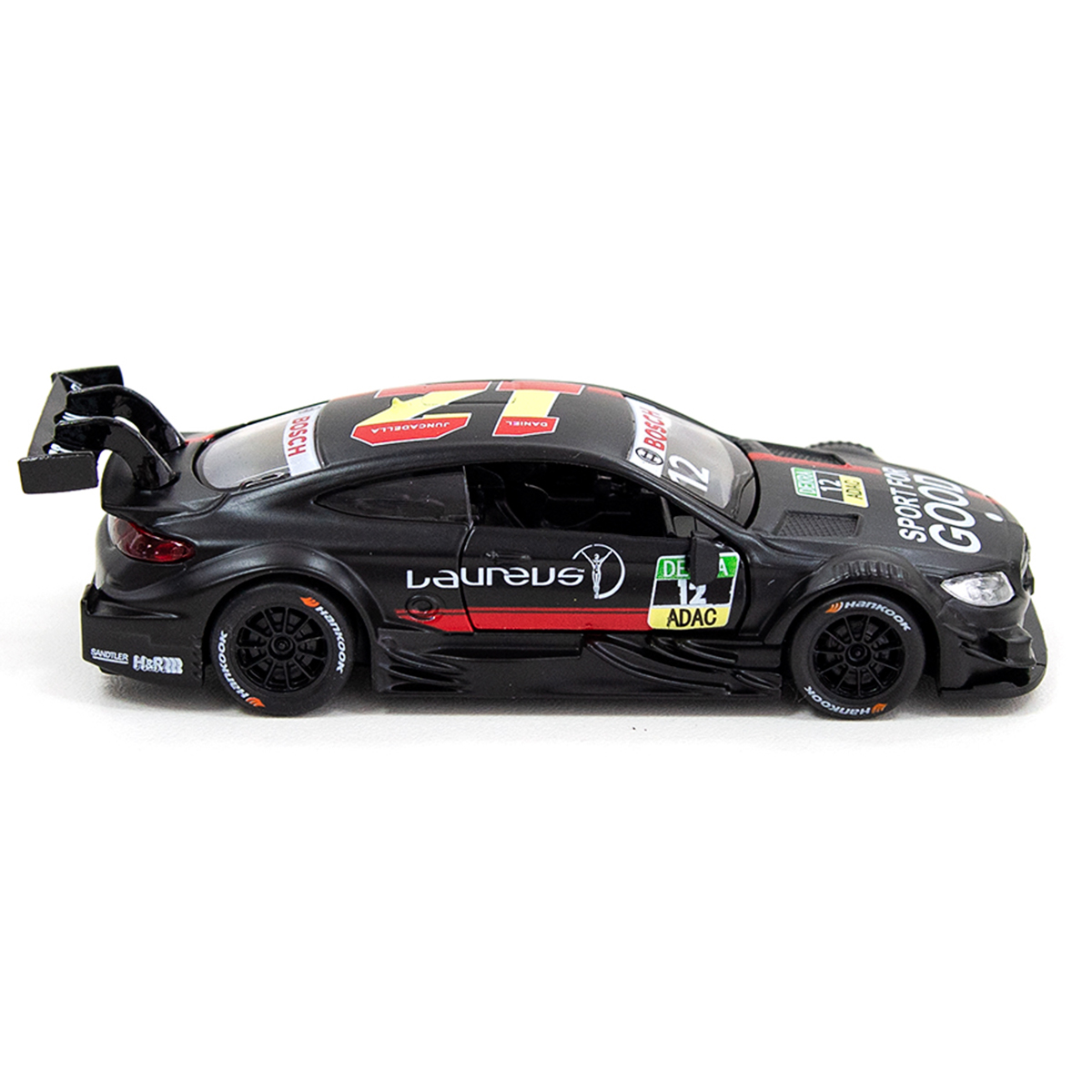 Автомодель Techno Drive Mercedes-AMG C63 DTM металева 1:32 Чорна — превʼю 21