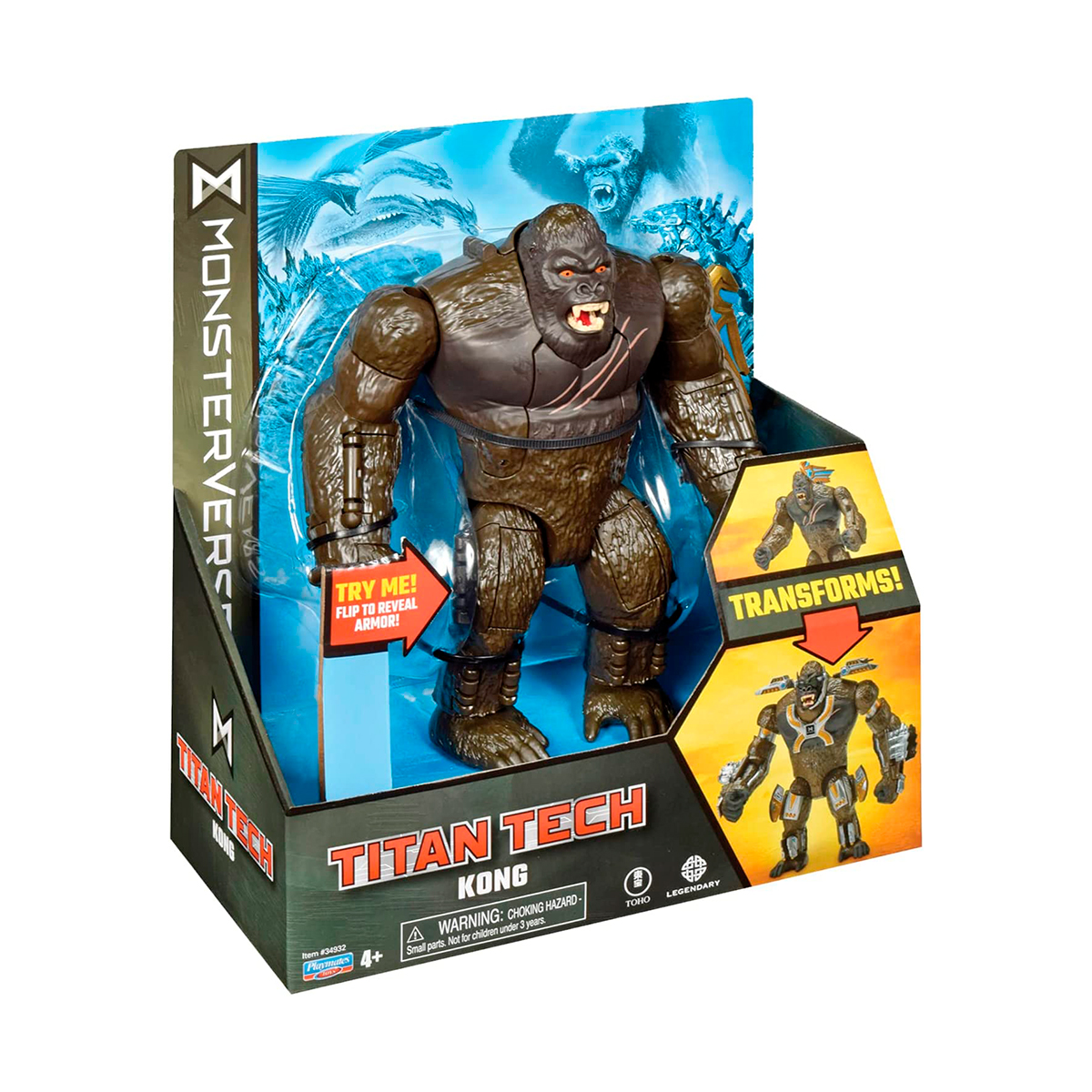 Фігурка Godzilla vs Kong Titan Tech Конг з аксесуарами — превʼю 15