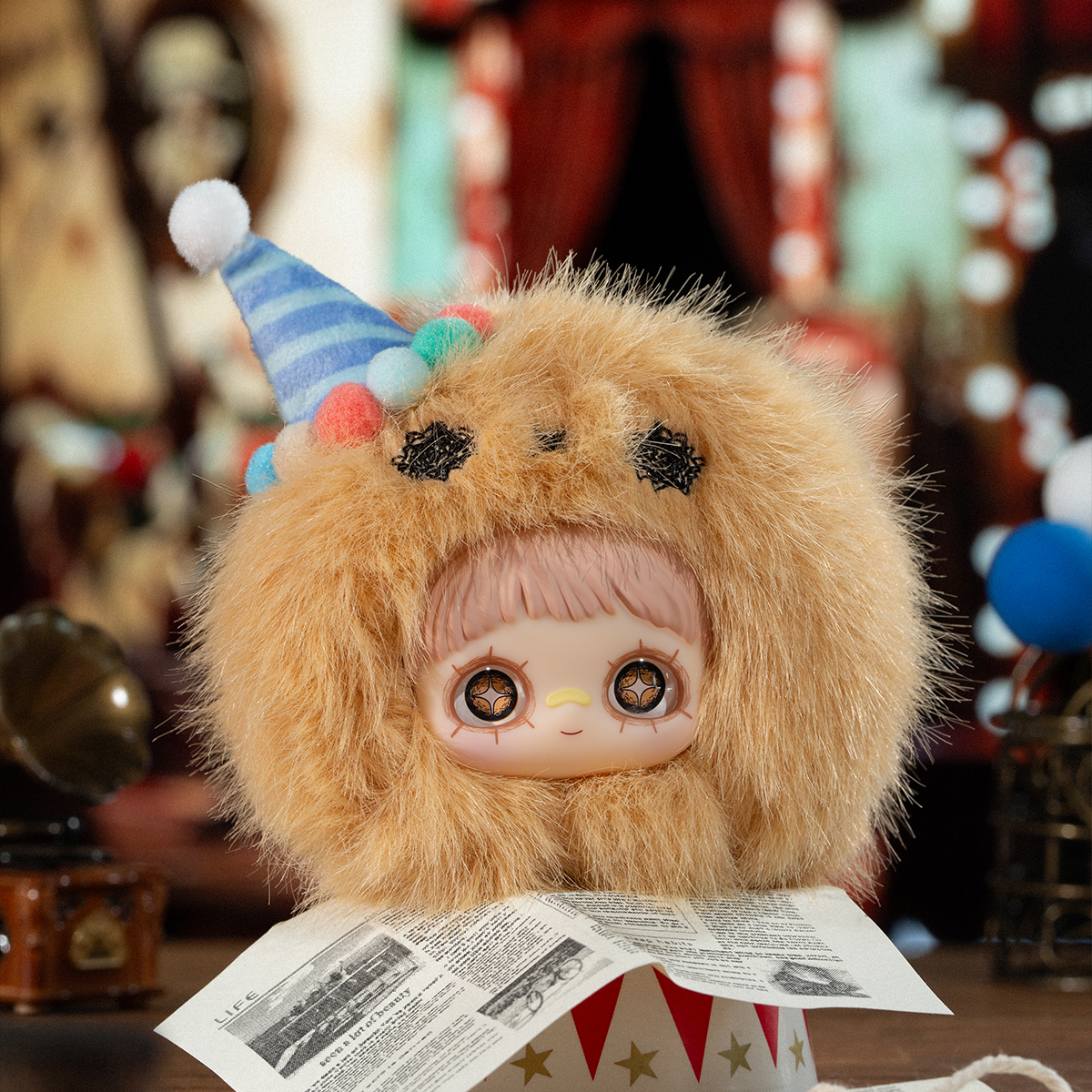 М'яка іграшка POP TOP Hi TOY – MayMei Шалений цирк – Кільце – Кольорова — превʼю 23