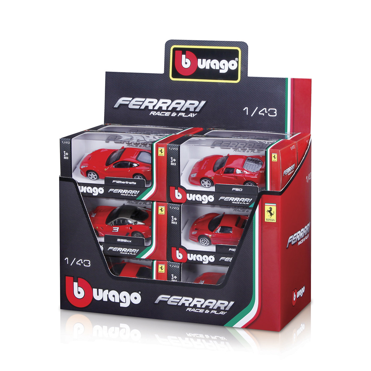 Автомодель Ferrari Bburago 1:43 металева колекційна