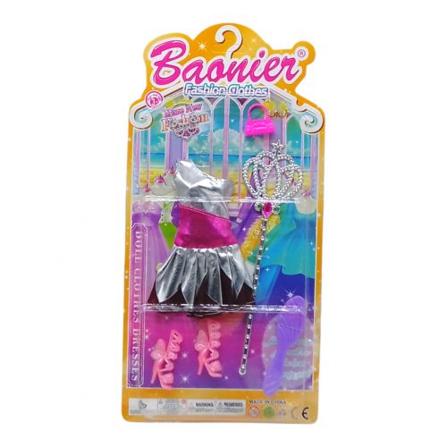 Одяг для ляльки Baonier Fashion Clothes з аксесуарами 28-30 см Різнобарвний