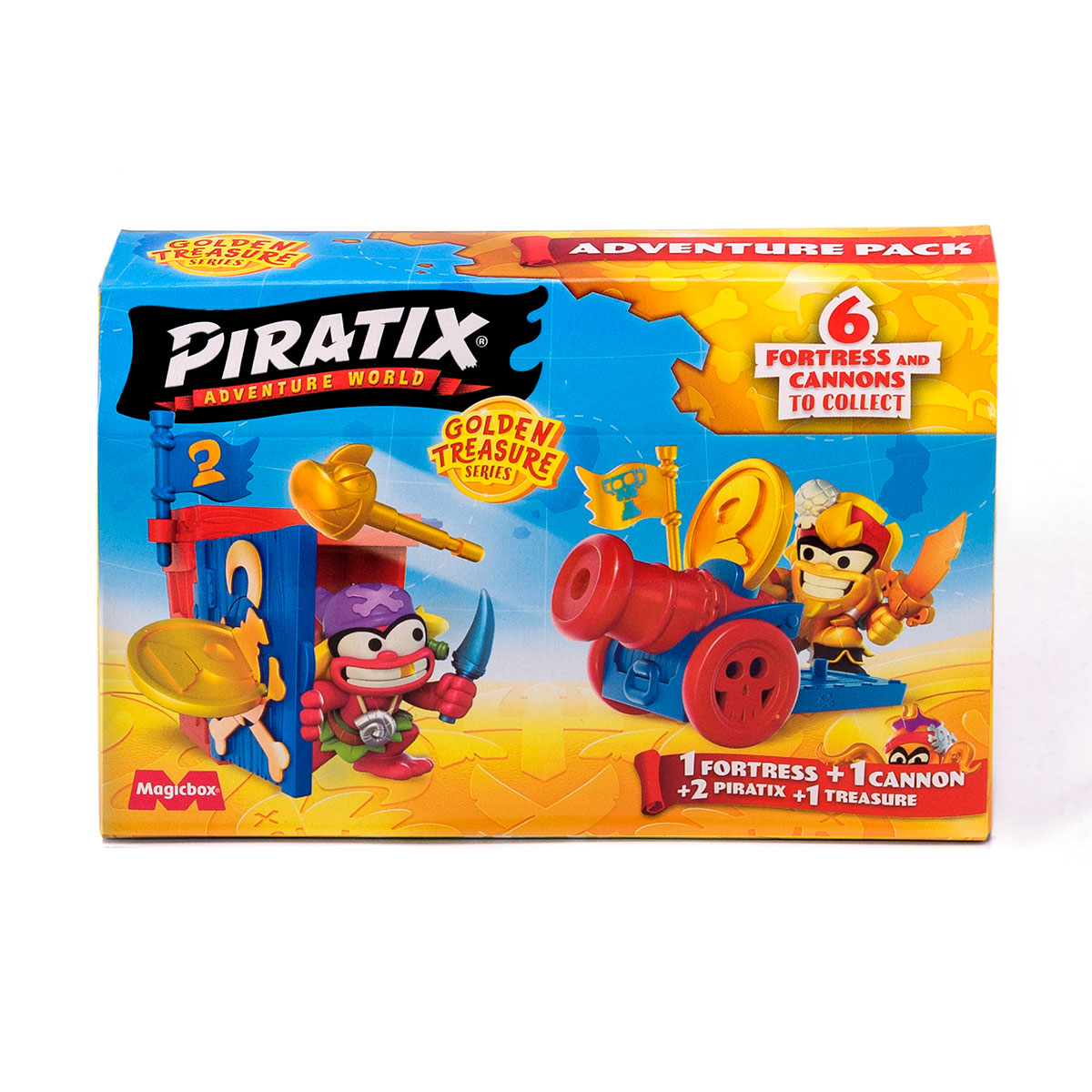 Ігровий набір Piratix Golden Treasure Піратські пригоди з фігурками та гарматою — превʼю 9