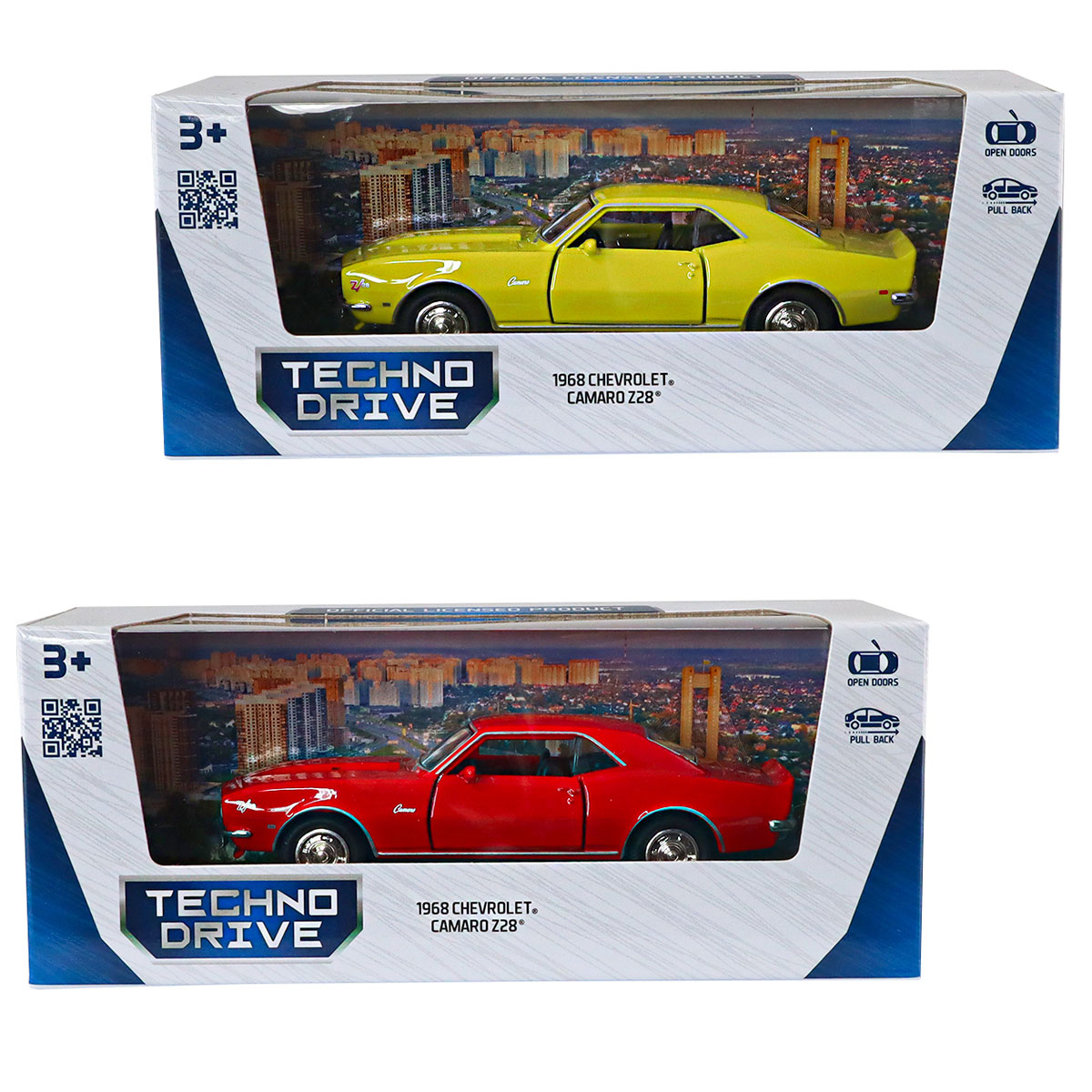Автомодель Chevrolet Camaro Z28 1968 Techno Drive металева 1:43 — превʼю 22