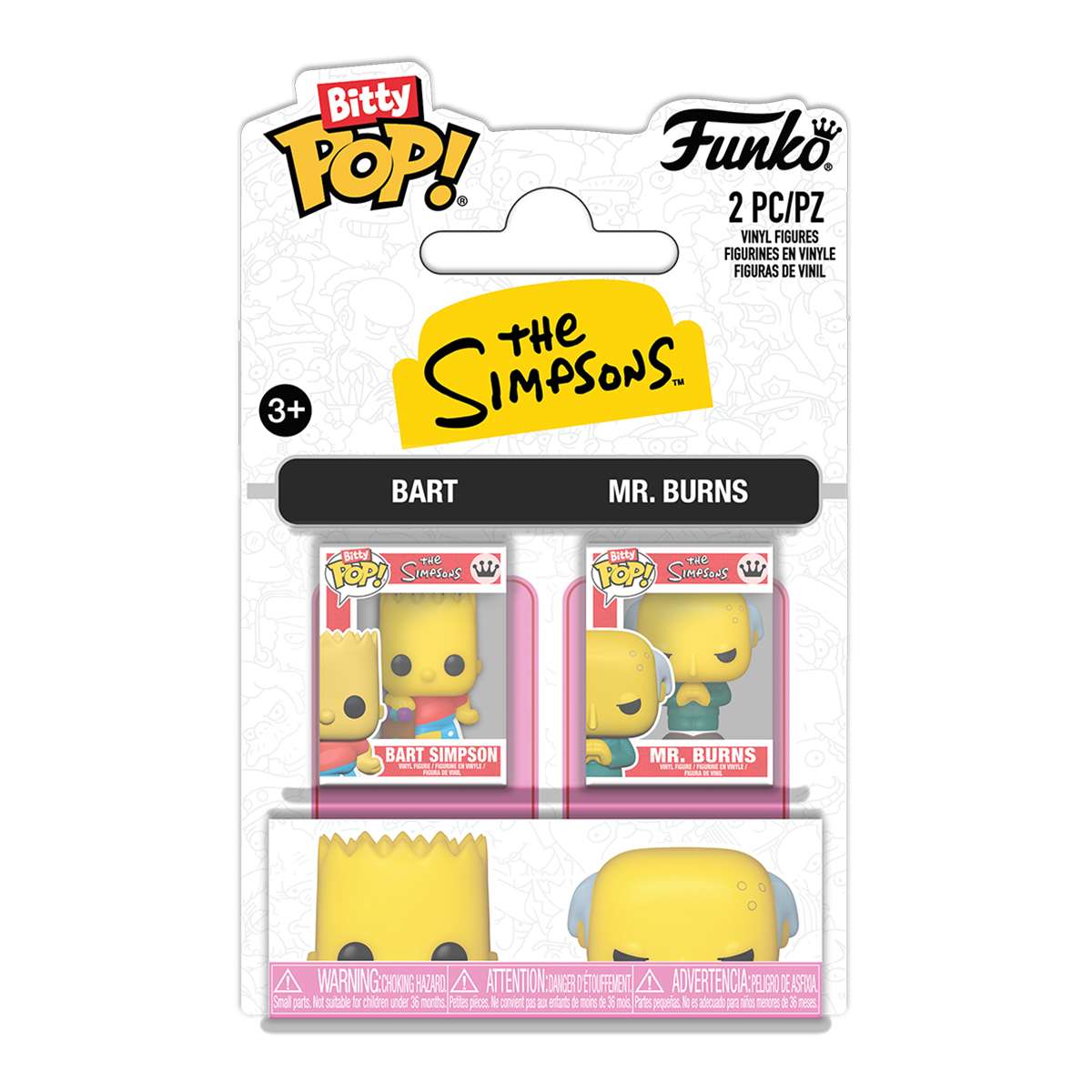 Фігурки Funko Bitty Pop — Сімпсони Барт і Містер Бернс (Bart Simpson & Mr. Burns) — 2,3 см — превʼю 4