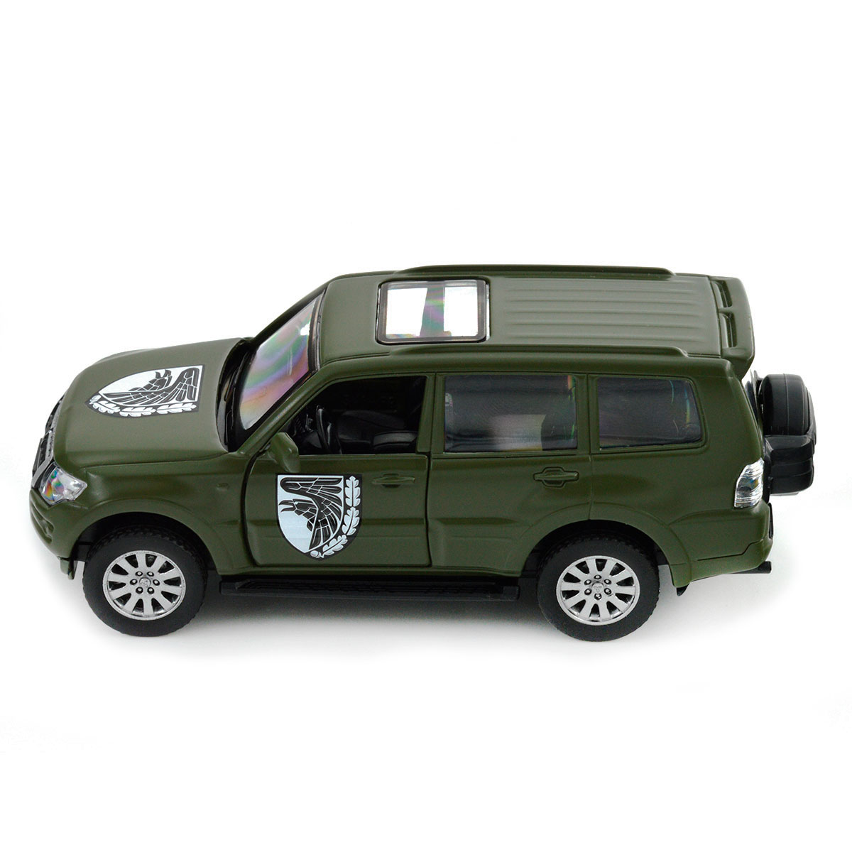 Колекційна автомодель TechnoDrive Mitsubishi Pajero 93 ОМБр Шеврони Героїв 1:42 — превʼю 25