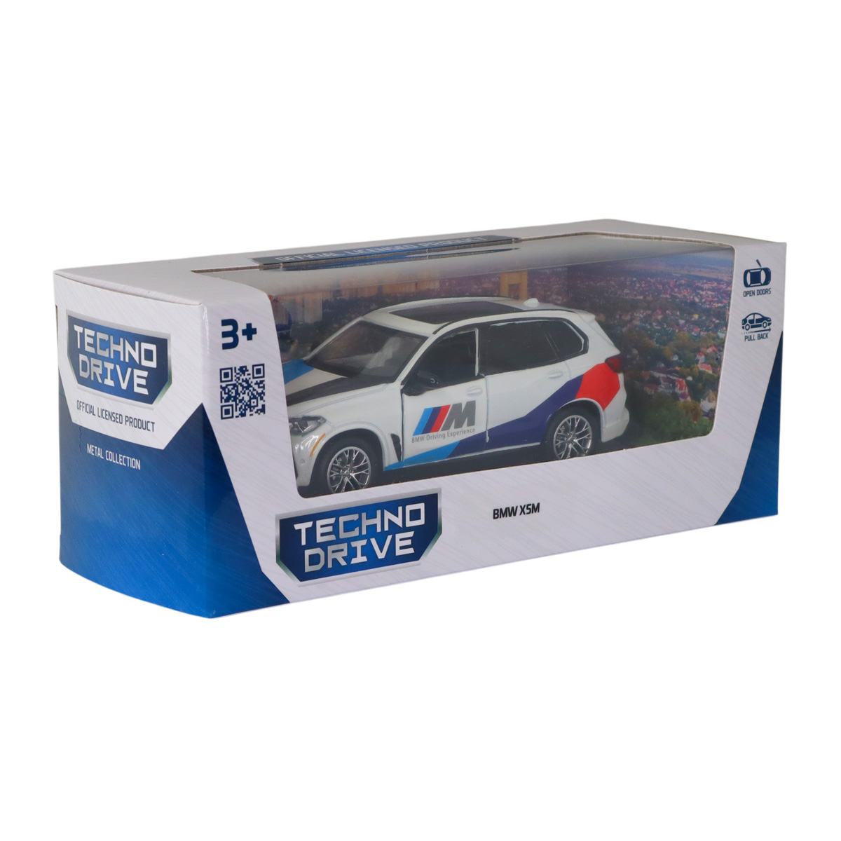 Автомодель BMW X5 M Techno Drive металева 1:43 Біла — превʼю 21