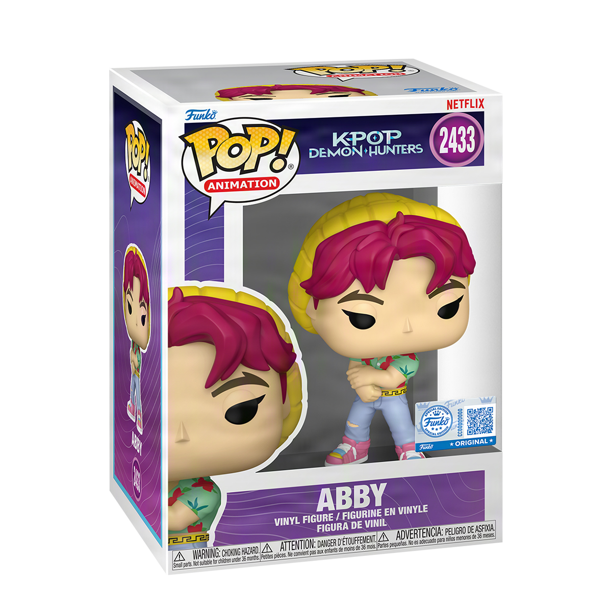 Колекційна ігрова фігурка Funko POP K-Pop Demon Hunters - Abby Еббі Різнокольорова — превʼю 4