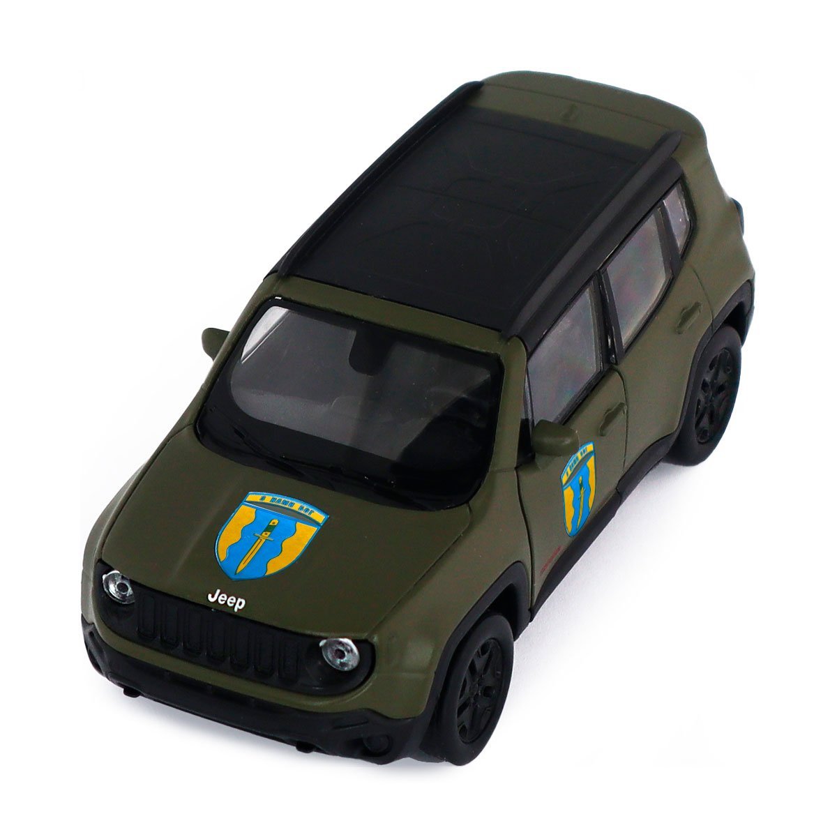 Колекційна автомодель Jeep Renegade Trailhawk Айдар TechnoDrive 1:40 металева — превʼю 17