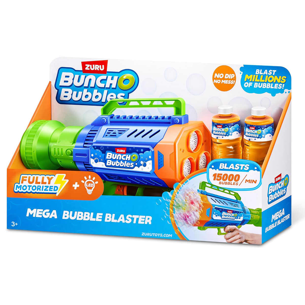 Ігровий набір Bunch O Bubbles Бластер для мильних бульбашок з LED підсвіткою — превʼю 17