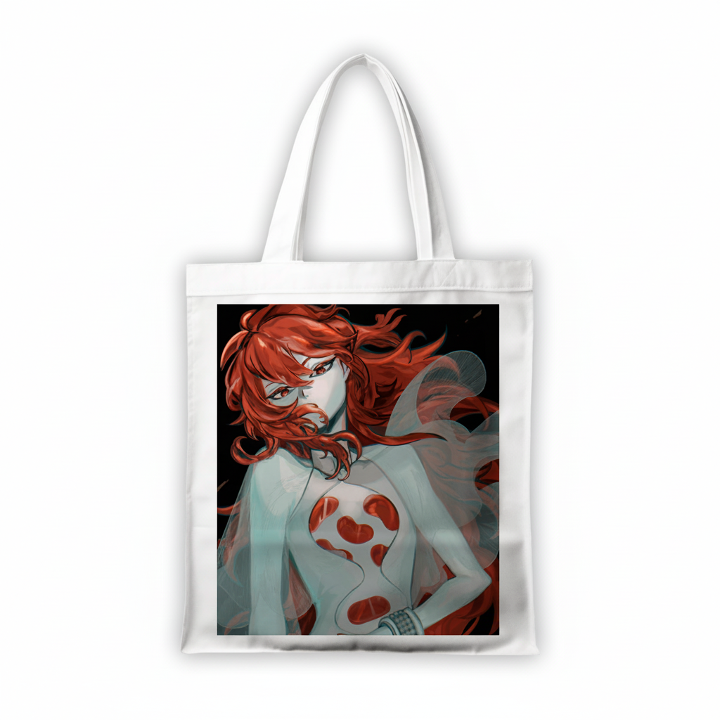 Сумка-шопер Країна Блискучих (Land of the Lustrous) - Падпараджа біла з льону (26787) — превʼю 4