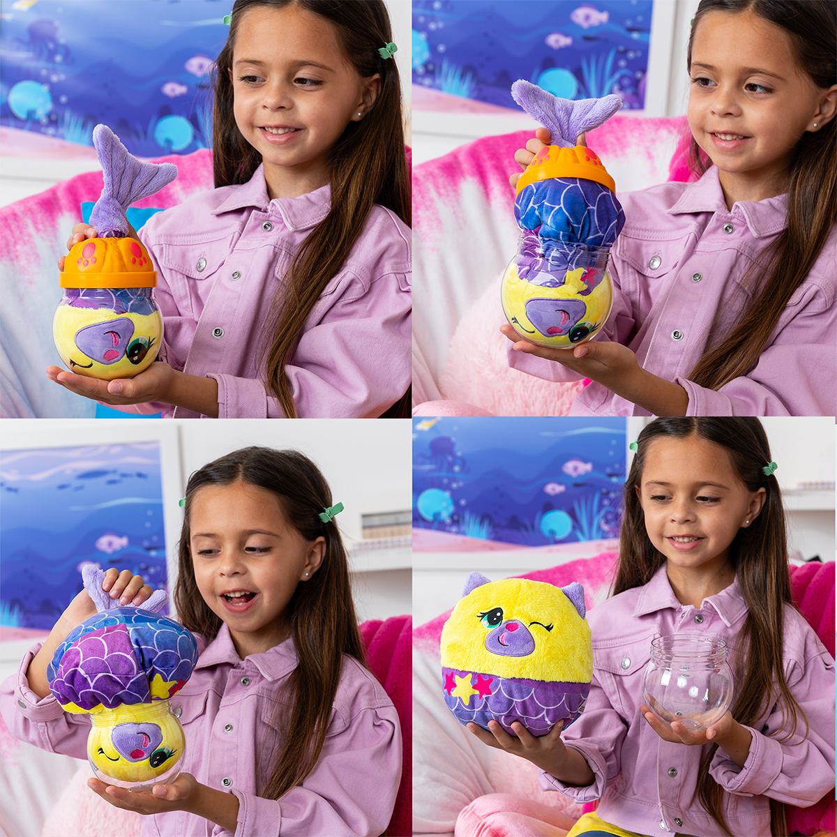 М'яка іграшка Misfittens – Кошеня в акваріумі (Kitten in Aquarium) – 25 см — превʼю 9