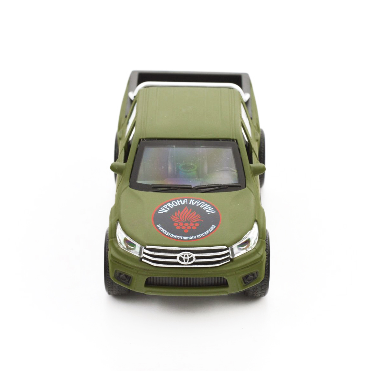 Автомодель TechnoDrive Toyota Hilux Червона калина 1:40 металева — превʼю 32