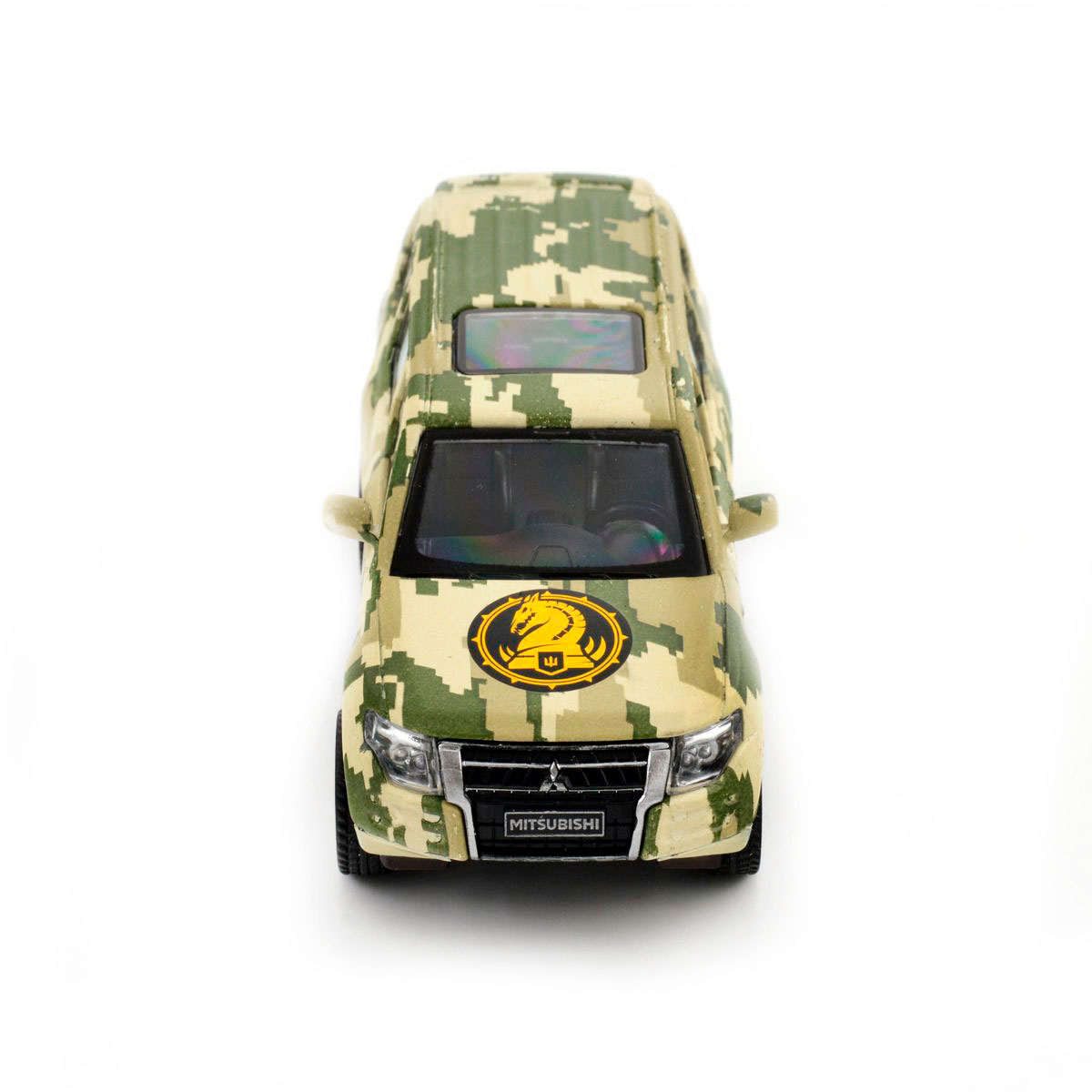 Автомодель Mitsubishi Pajero 4WD Turbo 47 ОМБр Шеврони Героїв 1:43 — превʼю 31